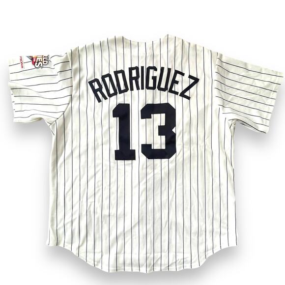 Alex Rodriguez New York Yankees 2009 World Series Jersey sz XL Majestic - Picture 2 of 7
